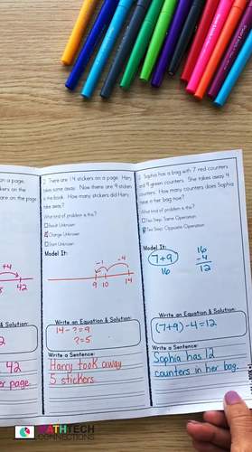 2nd Grade Math Review Worksheets | Math Practice Brochures Guided Math Trifolds