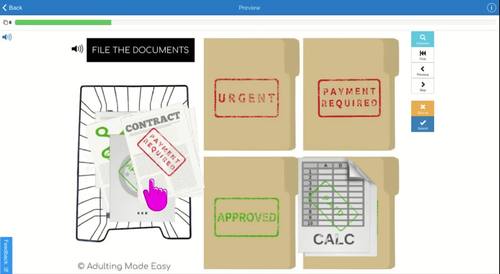 Filing Documents Drag & Drop Boom Cards by Adulting Made Easy aka ...