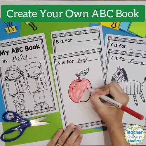 Printable ABC Book template My Alphabet Book Use For Any Topic Anytime
