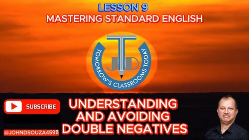 Preview of Mastering Standard English: Understanding and Avoiding Double Negatives