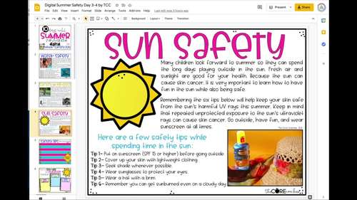 End of the Year Activities - Countdown to Summer Safety Activities 3rd ...