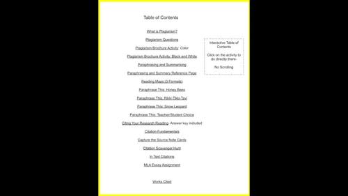 Mla Practice Worksheet Mla Citation Worksheet By Rebekah Sayler