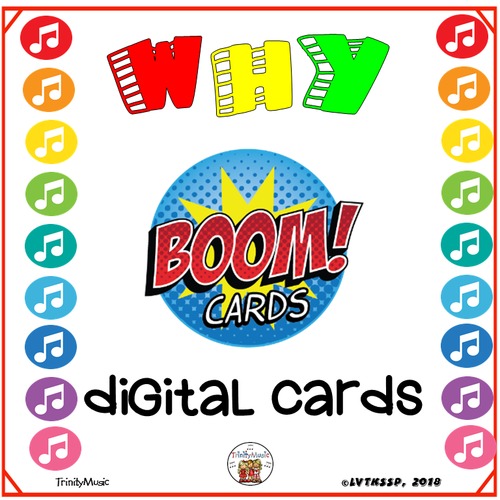 Preview of Boom Cards in the Music Classroom (Distance Learning on Boom)