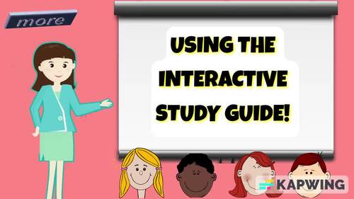 Test Prep Interactive Study Guide Editable Digital Resource FREE SAMPLE 