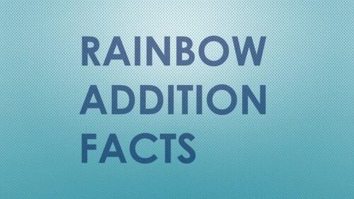 Preview of Math Fact Fluency Video: Addition Level 5