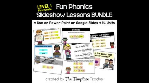 Third Grade Phonics Lesson Slideshow Unit 9 with Google Slides and ...
