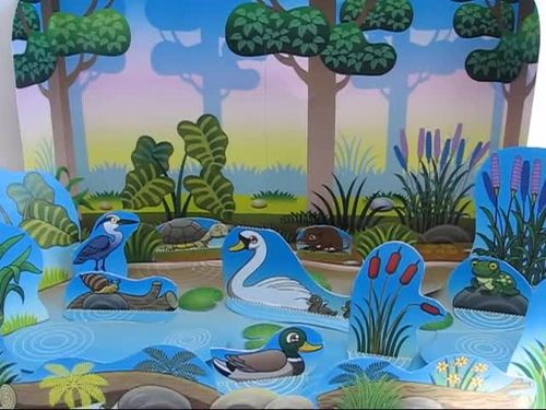 pond life diorama project fresh water animal habitat craft ponds