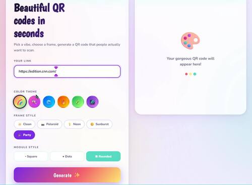 QR Code Generator | Digital Classroom Tool | No Login Required