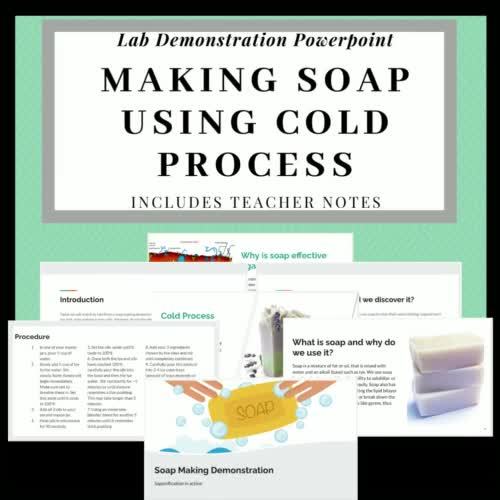 Making Soap Lab Demonstration Guide Exploring Saponification TPT