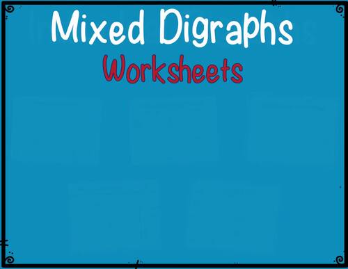 Digraph Phonic Worksheets Answer Sheets Included | TPT