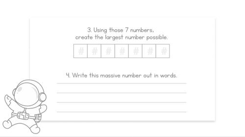 Digital Math Games Lesson and Printable Worksheets | Space-Themed Math Practice