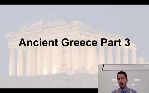 Preview of Ancient Greece Part 3 (Middle School Social Studies)