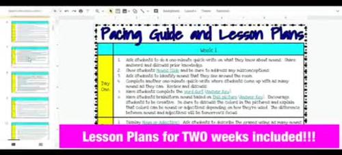 Noun Slides for Distance Learning