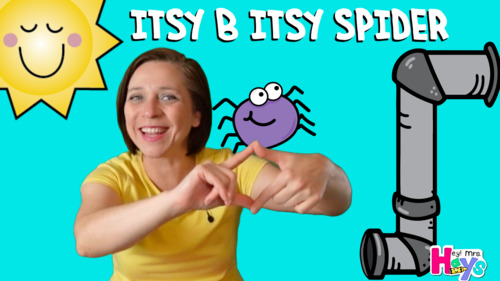 Preview of Itsy Bitsy Spider- Sing Along
