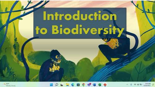 AP Environmental Science (APES) Introduction to Biodiversity PowerPoint ...