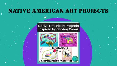 Native American Art Project Inspired by Artist Gordon Coons for Elementary