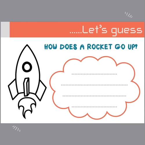Balloon Rocket! Fun science experiment worksheet by Learning by Doing