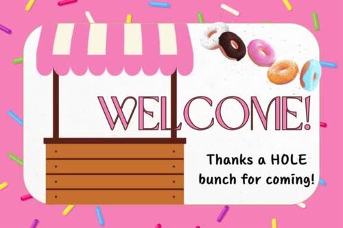 Donut Themed Meet the Teacher by K & N Two Peas Digital Co | TPT