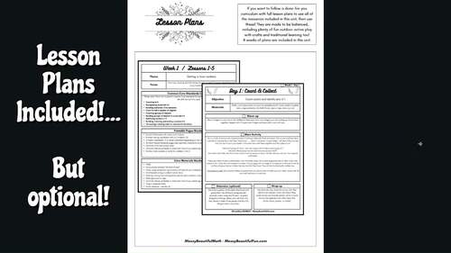 Messy Beautiful MATH Preschool Unit 1: Numbers 1 to 5 - A FUN Math ...