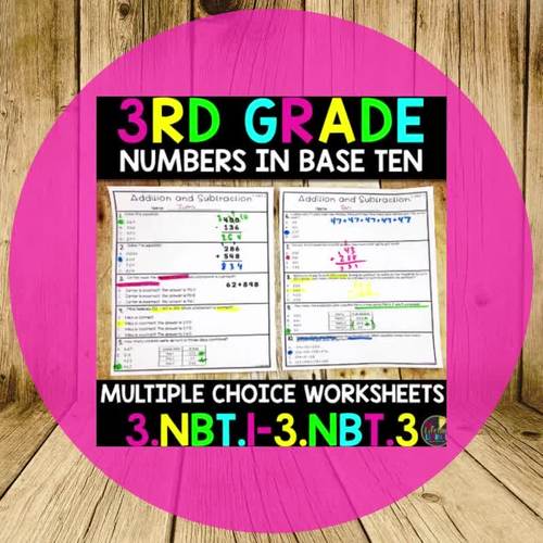 Base ten math worksheets