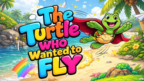 Preview of The Turtle Who Wanted to Fly – Animated Story Video