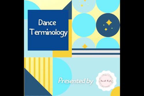 Preview of Dance Terminology - Video Frequently Used Steps with Narration