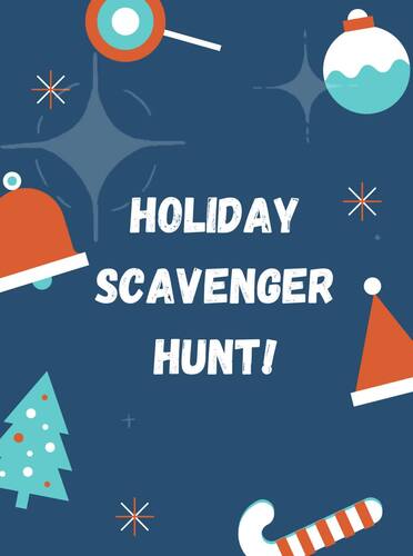 Preview of Virtual Holiday Scavenger Hunt