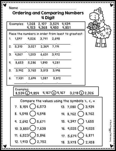 Valentine's Day Math Worksheets | Valentine's Day Math Activities