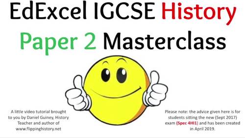 Edexcel Igcse History Spec