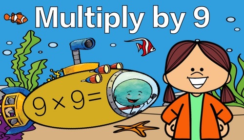 Preview of Multiply by 9: Under the Sea Math Brain Break