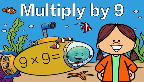 Multiply by 9: Under the Sea Math Brain Break by Move and Groove Math