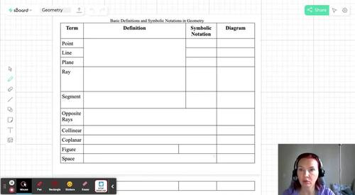 Preview of Geometry: Basic Definitions and Symbolic Notations