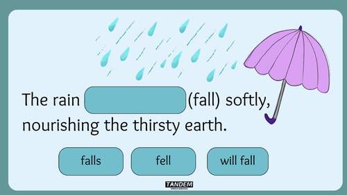 Spring Verb Tenses - Interactive Language Learning Resource