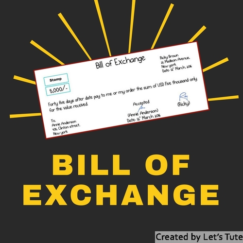 Preview of Accounts  Bills of Exchange