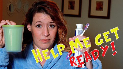 Preview of Help Me Get Ready | Video Social Story- Distance Learning