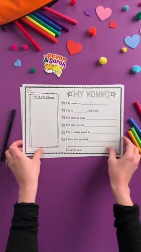 All About DADDY Birthday Card - Fill In The Blanks / Question & Answer / Interview ABD - View #4
