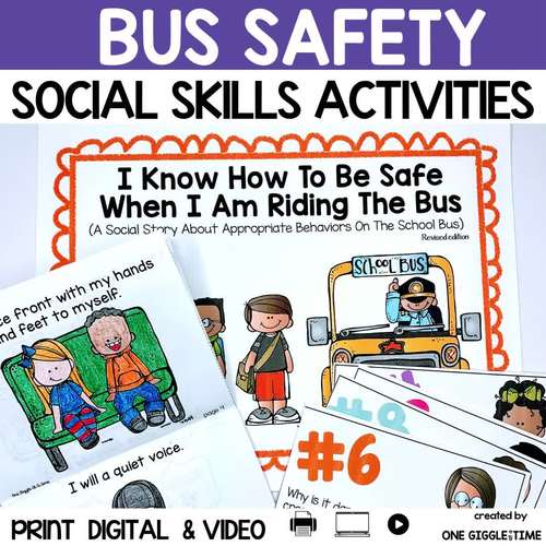 Bus Safety | Back to School | Riding The Bus | Routines and Procedures