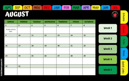 2026-2027 Substitute Digital Teacher Planner Editable PPT Google FREE ...
