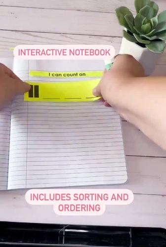 Teen Numbers Interactive Notebook Math Centers