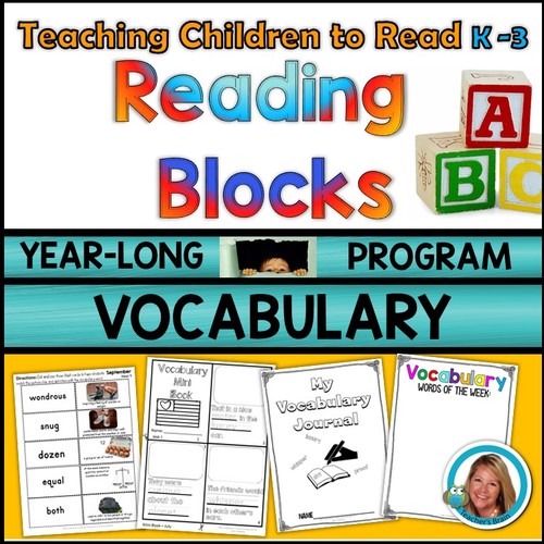 Preview of Vocabulary Activities Kindergarten - 3rd Grade YEARLONG Program VIDEO ONLY