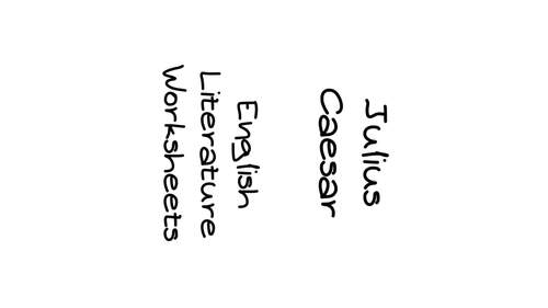 Shakespeare Julius Caesar PDF Worksheets by Worksheet Whisperer | TPT