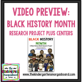 Black History Month Research Project PLUS Centers Preview