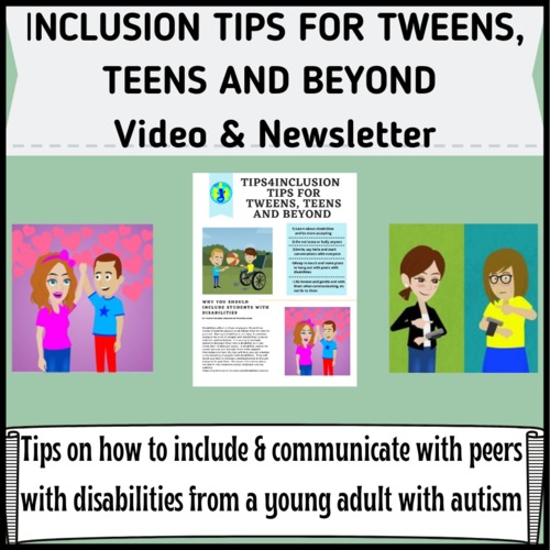 Preview of Communicating with Peers with Disabilities, Tips for Teens, Tweens and Beyond