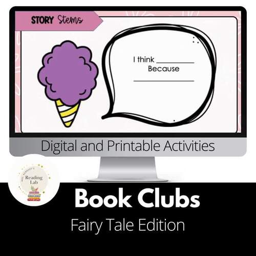 Book Club Packet for ANY Fairy Tale | Fairy Tale Activities for 1st ...