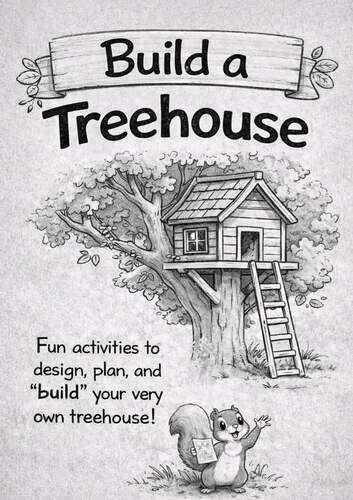 Build-a-Treehouse Blueprint Edition | 3D Shapes Math Activity Bundle ...