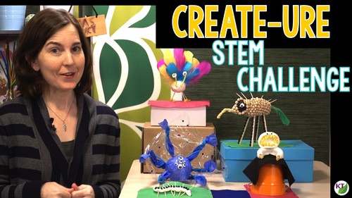 Preview of Create-ure Spring STEM Challenge Video with Life Science Extensions