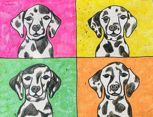 Andy warhol dog art store