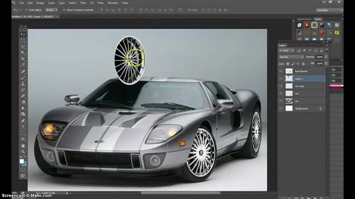 photoshop car design unit magic wand tool erasing part 4