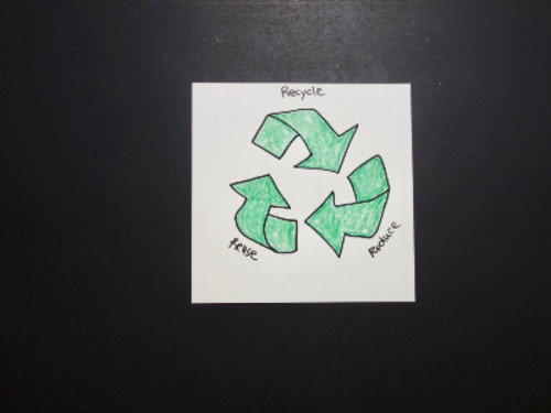 Preview of Let's Draw the Recycling Arrows!