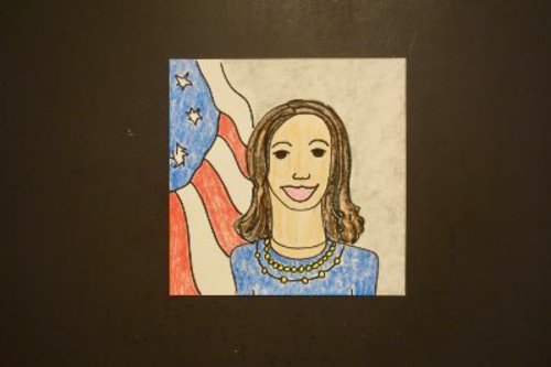 Preview of Let's Draw Kamala Harris